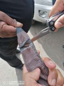 Kidnapper found with brown belt with muthi