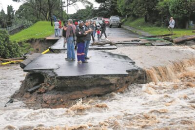 Floods in KwaZulu-Natal have caused all types of damage to infrastructure.