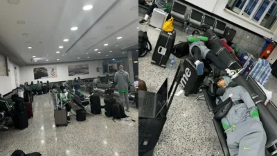 The Nigerian national team were recently left stranded in Libya.